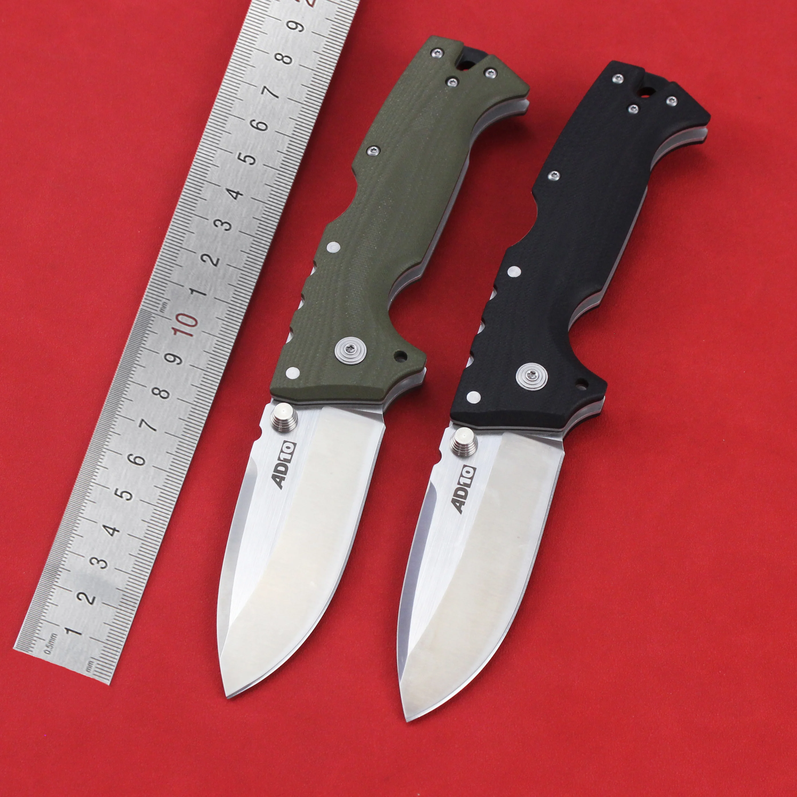Cold-AD10-Folding-Knife-G10-Handle-S35VN-Steel-Military-Tactical-Combat ...