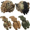 Tactical Helmet Pouch Battery Box Counterweight Pouch Remote Battery Helmet Accessory Storage Bag with Hook Loop for Fast Helmet 1