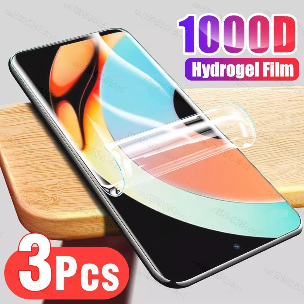 

3PCS Hydrogel Film For Realme 10 Pro Plus 5G 11 9 8 7 Pro 9i 8i Screen Protector For Realme C55 C51 C33 C53 C25 C21 C35 Film