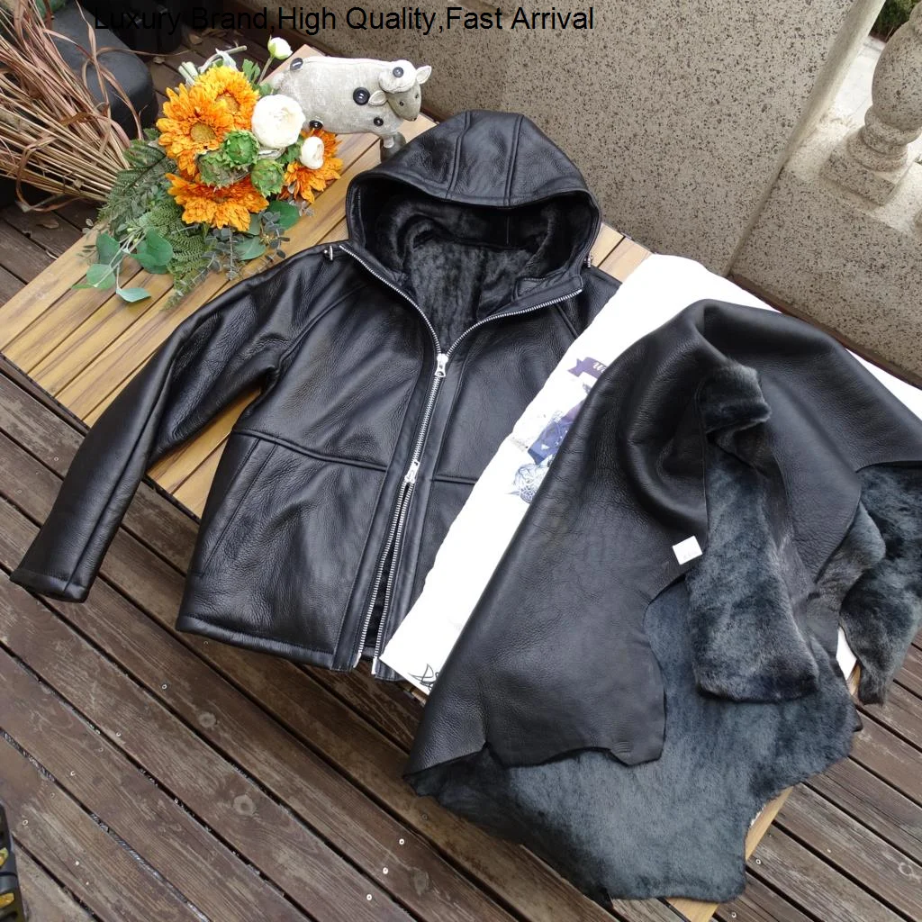 

lambs Smooth wool Turkey import raw sheep fur hooded short paragraph