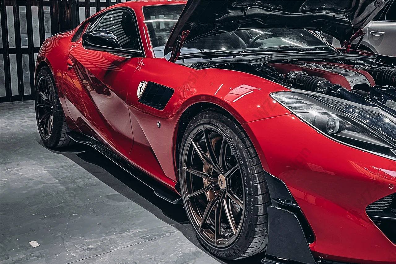 Accessori Per Auto A Secco In Fibra Di Carbonio 812 Superfast Parafango Anteriore Fit Per Il 2017-2020 Ferrari 812 Superfast Ms Sf Stile