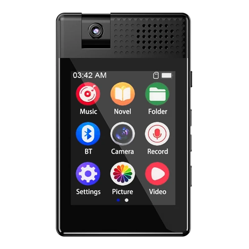 

Mp3-плеер из алюминиевого сплава с поддержкой Bluetooth 5,3 и сенсорным экраном 2,8 дюйма