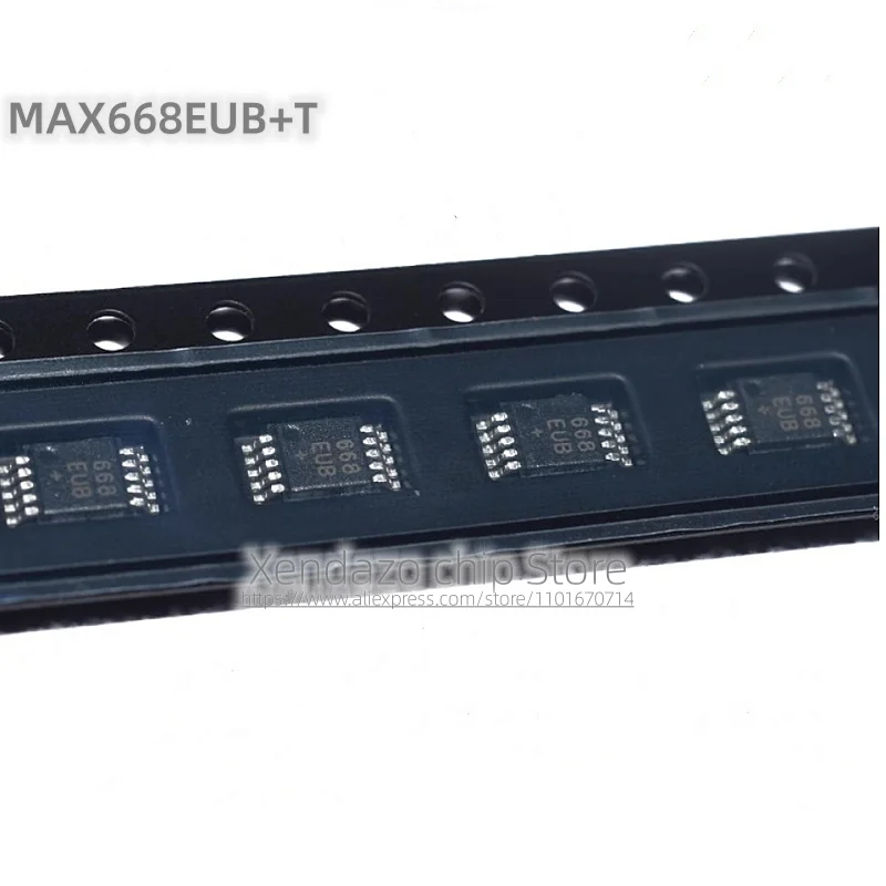 5 Pz/Lotto Max668Eub + T Max668Eub 668Eub Msop-10 Pacchetto Originale Originale Da 1.8V A 28V Input Pwm Boost Controller Chip
