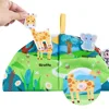 Montessori Cloth Book Animal Soft Baby Books 0 12 Months Touch and Feel Crinkle Quiet Book Interactive Stroller Toy Shower Gifts 3