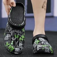 Big Size 49 Men's Sandals Summer Outdoor Beach Shoes Thick Soles Non-slip Garden Shoes Eva Soft Slippers Clogs 1