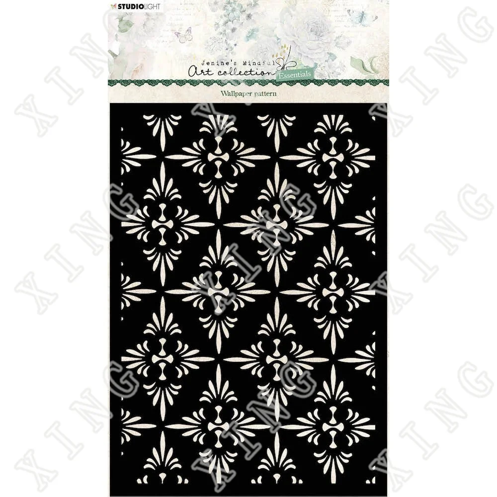 2022 Floral Patterns Anemone Dahlia Magnolia Layering Stencils Diy Painting Paper Scrapbooking Coloring Kids Fun Drawing Molds 