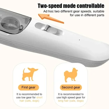 Dog Hair Clipper For Paw Fur Grooming Vacuum Pet Hair Cutting Machine Trimmer Shaver For Dog Cats Eyes, Ears, Face, Rump 5