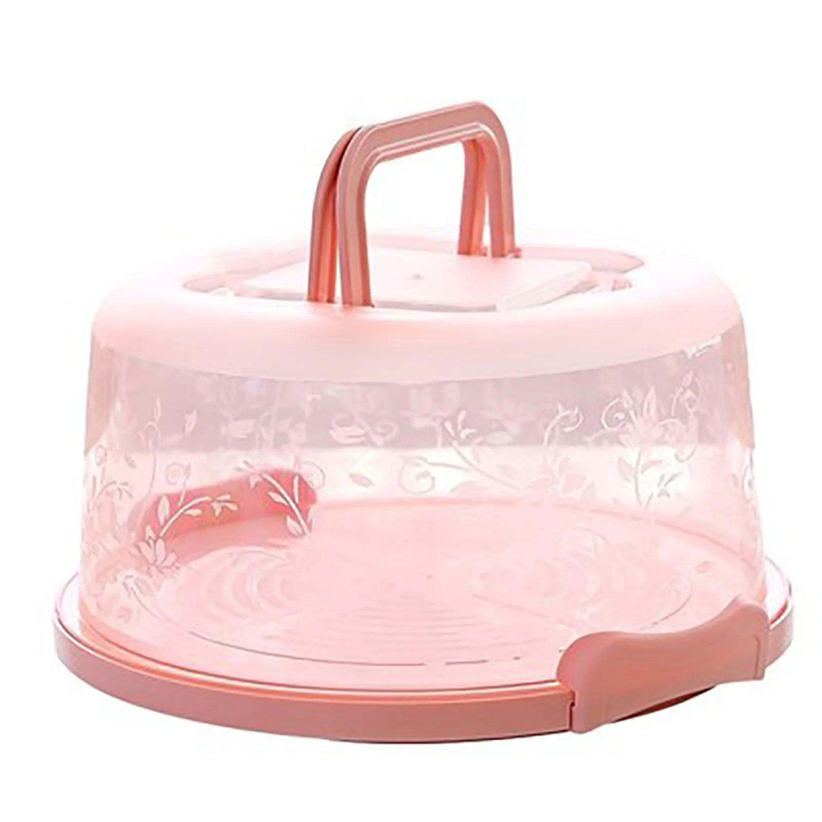Cake Carrier Portable Cake Box Containers with Lids Cupcake Holder Carrier with Lid and Handle Plastic