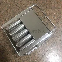 Cylinder Ice Pop Mold Column Ice-lolly Popsicle Mould Full Stainless Steel Great DIY Tool 40 Cells In One 2