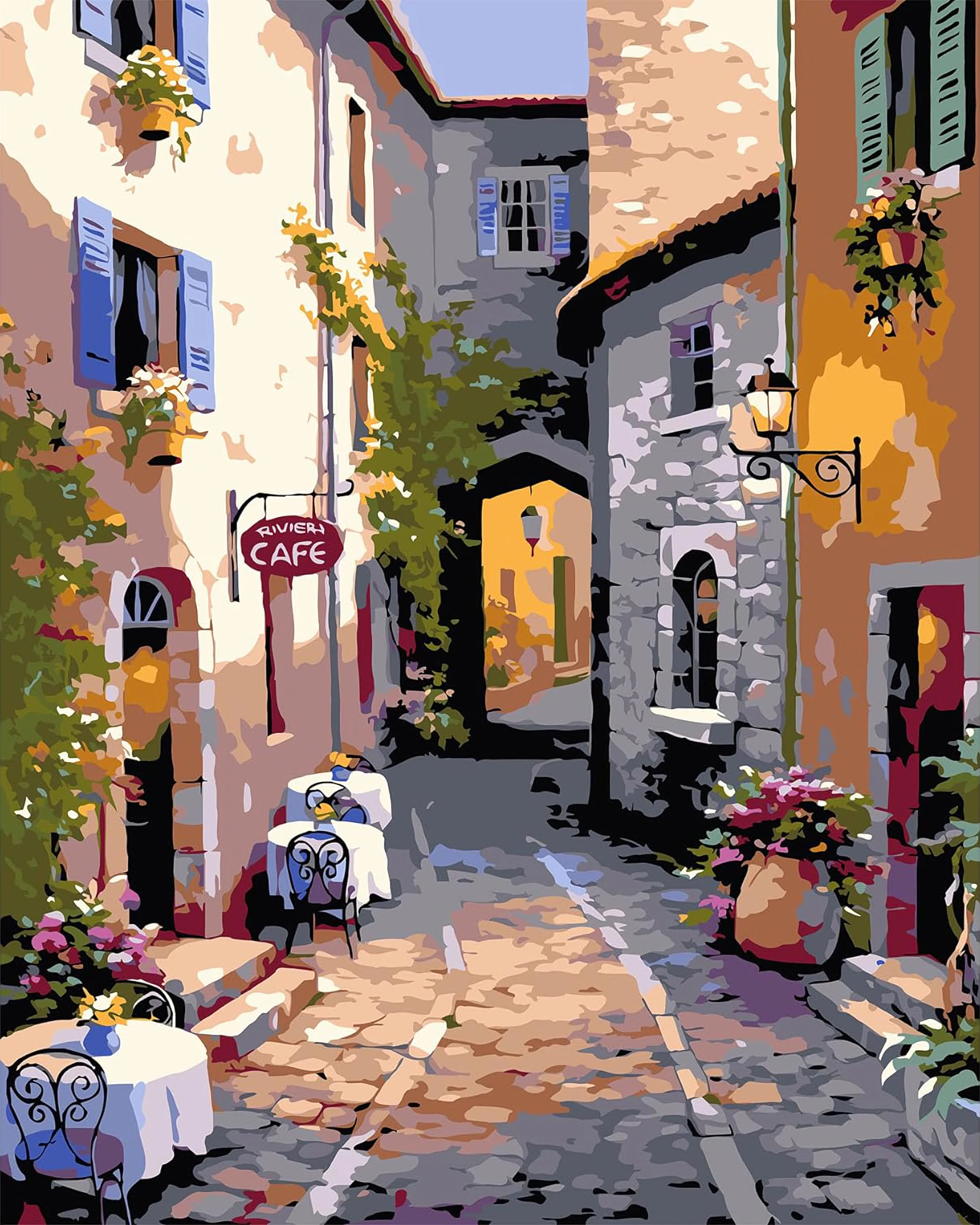 Deluxe DIY Scenic Oil Painting Kit - 40x50cm Canvas
