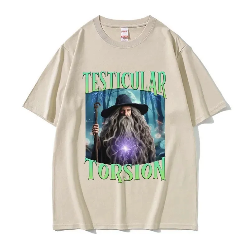 Shadow Wizard Funny T Shirt Testicular Torsion Meme Graphic Tee Shirt Men Women Retro Gothic Oversized Short Sleeve T-shirt Tops 2