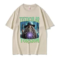 Shadow Wizard Funny T Shirt Testicular Torsion Meme Graphic Tee Shirt Men Women Retro Gothic Oversized Short Sleeve T-shirt Tops 2