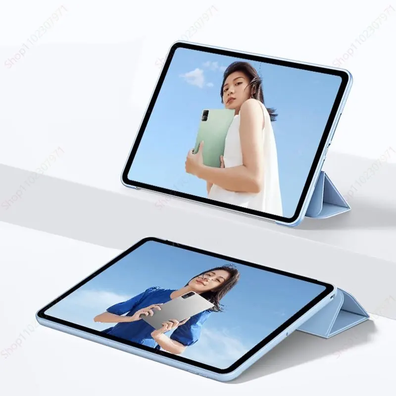 Funda Case for XiaoMi Pad 5 Pro Pad 6 11inch Redmi Pad 10.6inch Acrylic  Rotate Stand Case with Pencil Holder Coque Auto Wake UP