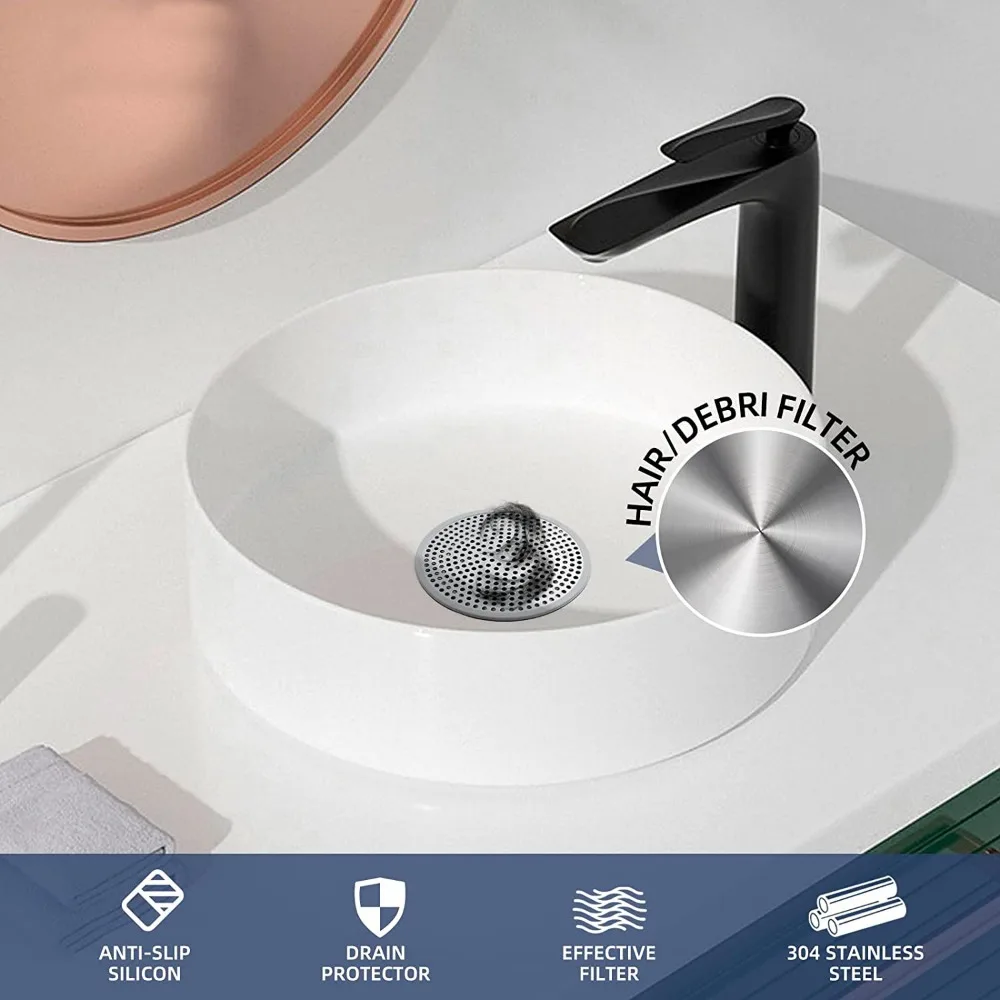 Universal 304 Stainless Steel Round Floor Drains Shower Drains Anti-clogging Hair Catcher Bathroom Fixture floor drain,shower drain