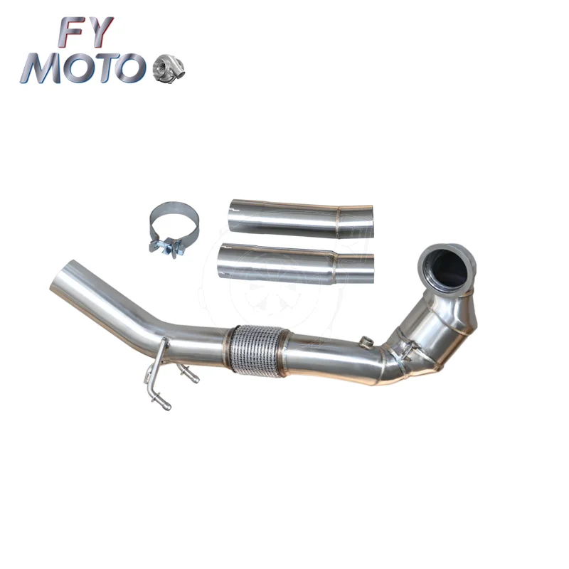 For Golf MK7 MK7.5 GTI EA888 catted 2013+ Exhaust Downpipe