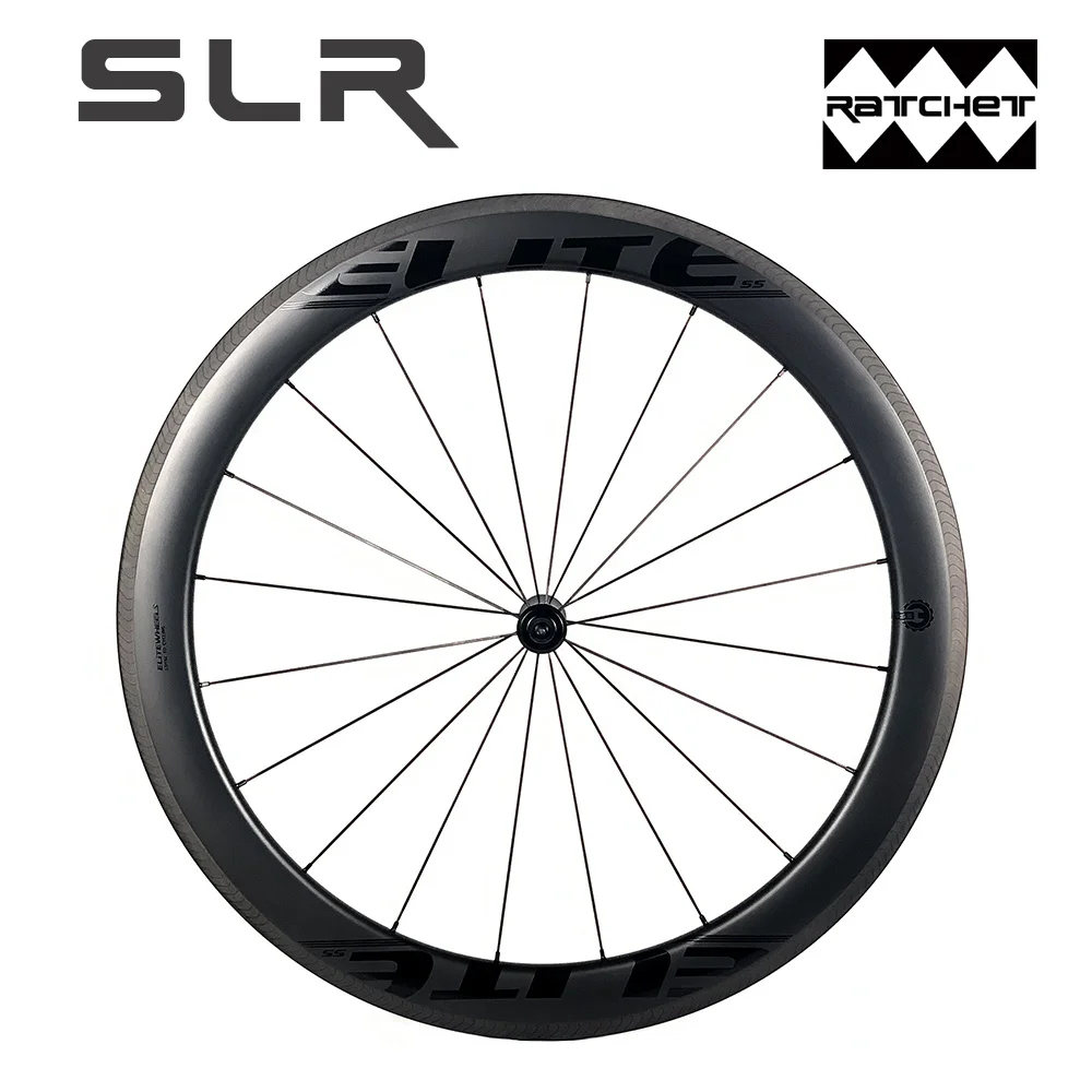 Jeu De Roues Vélo Route 700C Carbone - Largeur 28mm - Compatible Clincher/Tubeless