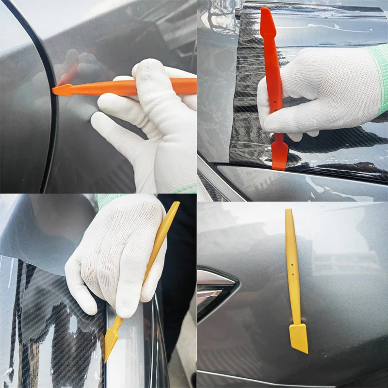Magnetic Micro Stick Squeegee for Vinyl Wraps - Ideal for Corners, Curves, and Seams