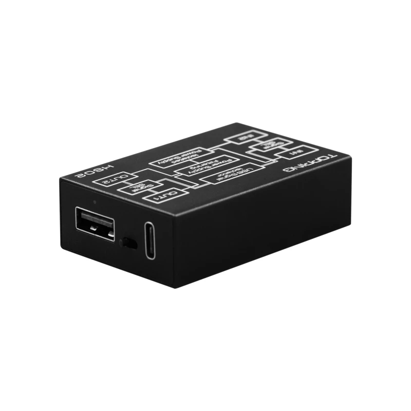 TOPPING HS02 USB 2.0 High Speed Audio Isolator Compatible with High-res Audio Transmission Low latency PCM32bit/768kHz DSD