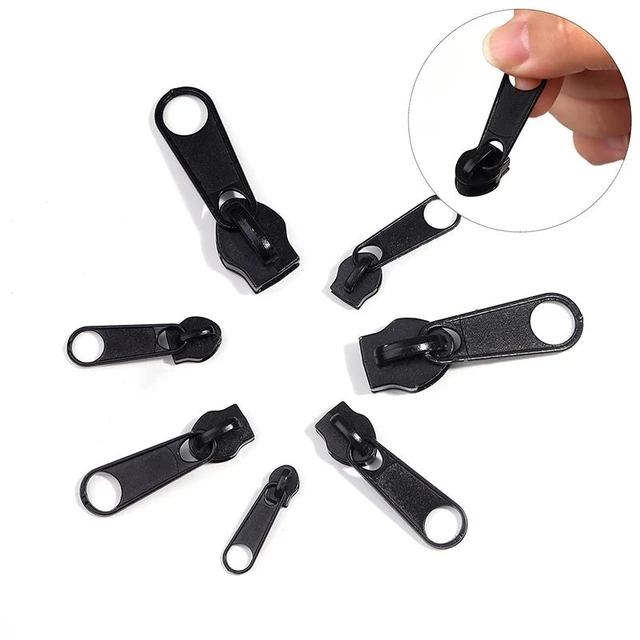 6Pcs Universal Zipper Repair Kit Replacement Fix Zip Puller Zip Slider  Puller Repair Instant Zipper Fix For Coats Jacket Luggage - AliExpress