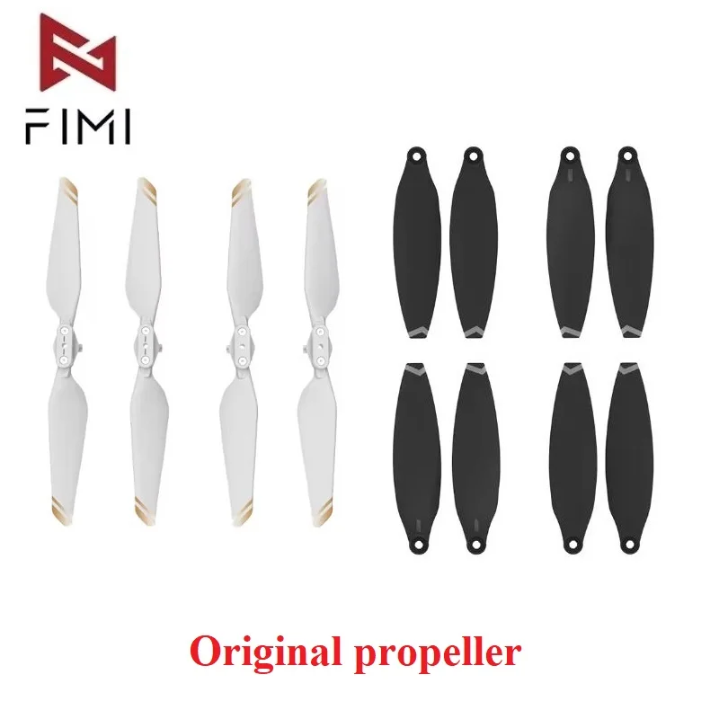 Hélices de rechange FIMI X8 MINI 3, SE et V2, gros plan sur le moyeu et les vis