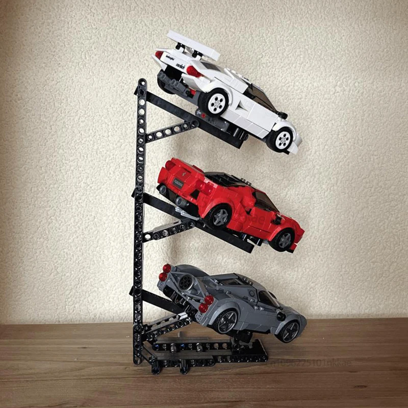NEW Technical Speed Champions XL Display Stand Compatible 3385 65634 Supercar Racing Building Blocks Model DIY Garage Bricks Toy building blocks construction blocks racing car building blocks car building blocks