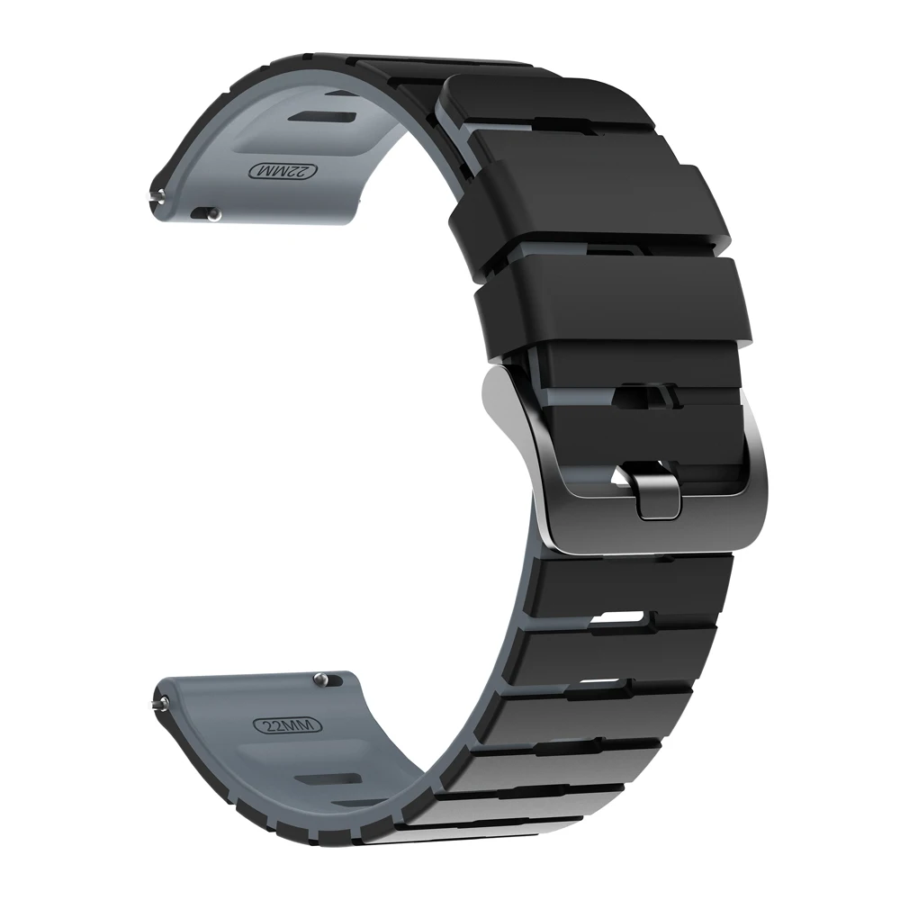 22mm Sport Breathable Silicone Smartwatch Band Bracelet