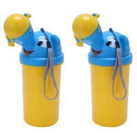 X18A-2X Cute Baby Boy Portable Urinal Travel Car Toilet Kids Vehicular Potty 1