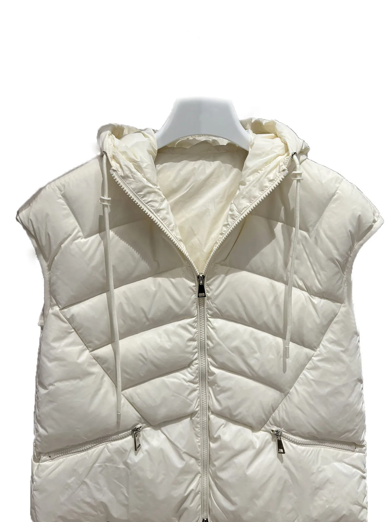 

Down jacket vest classic models hooded drop shoulder sleeve design versatile and comfortable 2023 winter new 1016