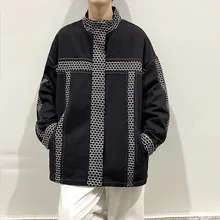 Retro Stitching Contrast Color Denim Jacket Men's Spring and Autumn Loose Tooling Top Tide Brand Ins Stand Collar Casual Jacket
Retro Stitching Contrast Color Denim Jacket Men's Spring and Autumn Loose Tooling Top Tide Brand Ins Stand Collar Casual Jacket