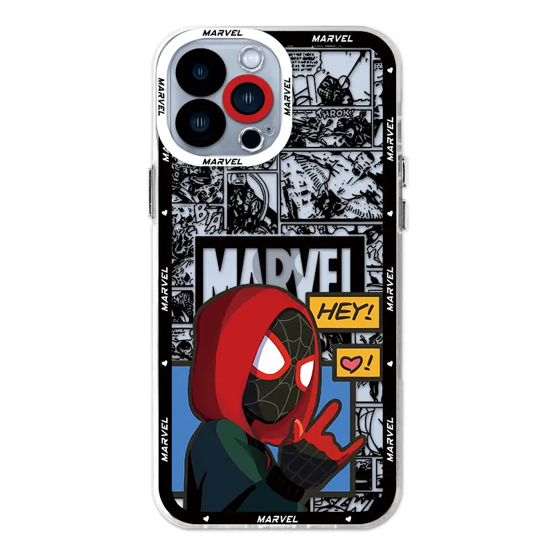 thumbnail image 1 of Marvel Cute Spidermans Hello Kitty funda para Apple iPhone 11 7 6s 12 Mini 15 Plus SE 13 Pro Max XR 14 Pro 8 X XS, 1 of 5