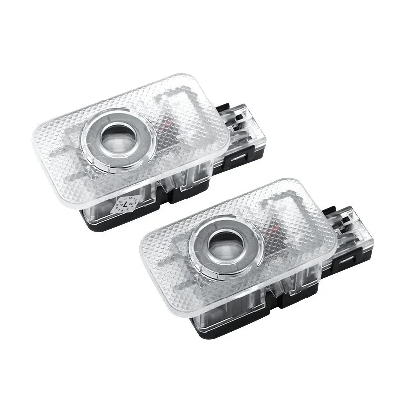 자동차 LED 웰컴 라이트 프로젝터, 볼보 XC60XC90S80S60L V60V40XC70S90 자동차 인테리어 장식 제품에 적합, 2 개, 4 개