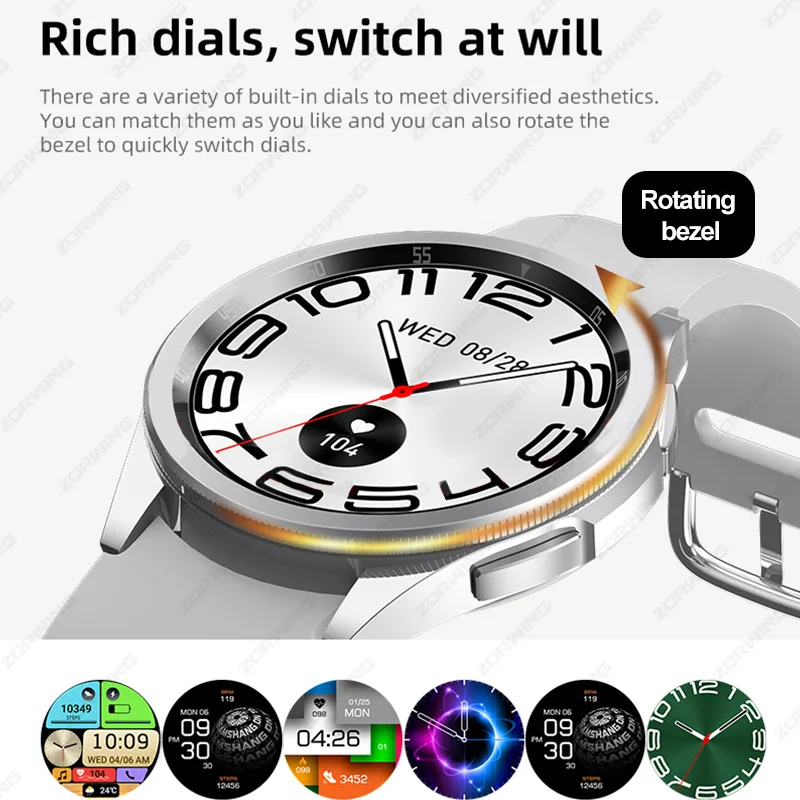 JS Watch 6 Max Ŭ AMOLED Ʈ ġ  ȸ  ɹڼ  ħ   Ʈġ, ǰ