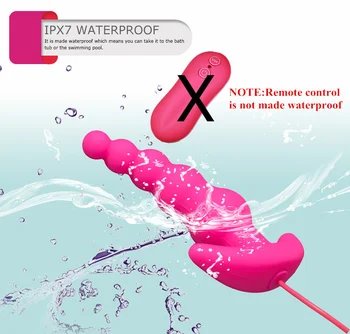 12 Mode Anal Remote control Vibrator Silicone Prostate Massager Vibrating Anal Beads For Women Anal Butt Plug Sex Toys For Men 6