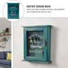 1Pcs Wooden Key Box, Wall Key Bag Wall-Mounted, Farmhouse Keychain Decoration, Decorative Key Holder, Entrance Wall-Mounted Jewelry Storage Box 3