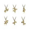 6 pcs/Set Best Friend Necklace Creative Pentagram Pendant Alloy Accessories, Friendship Necklace For Men And Women 3