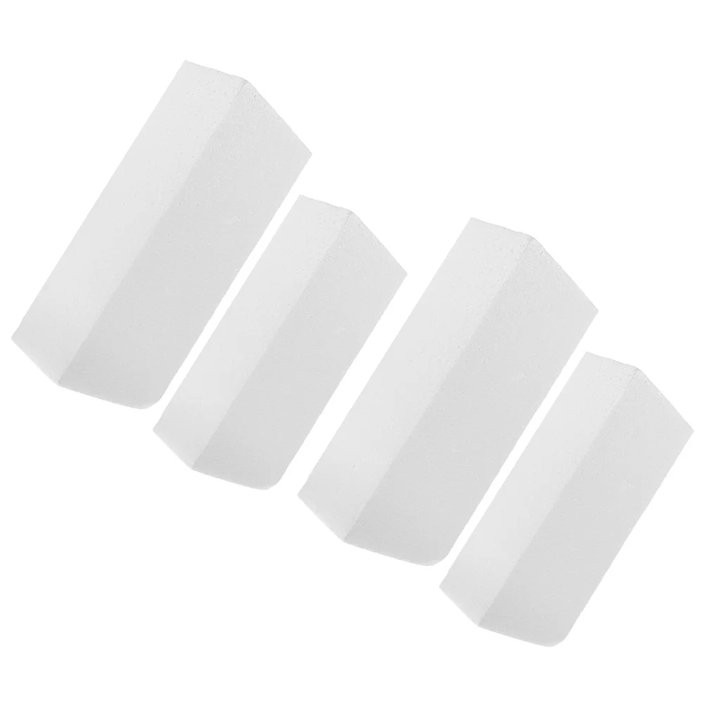 4 Pcs Rectangular Foam Block Craft Cube DIY Accessory Carving Cubes Arrangements Sculpting Foams Blocks Floral Models Box