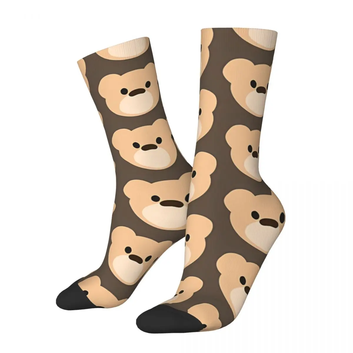 

Face Teddy Bear Kawaii Socks Shopping Cartoon Pattern Socks