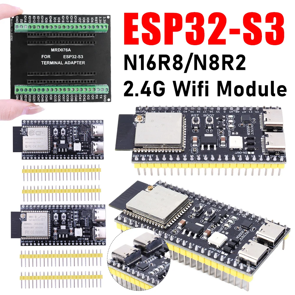 บอร์ดพัฒนา ESP32-S3 สำหรับโปรเจกต์ IoT