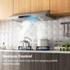 36 Inch Under Cabinet Range Hood with 900-CFM, 4 Speed Gesture Sensing&Touch Control Panel, Stainless Steel Kitchen Vent 3