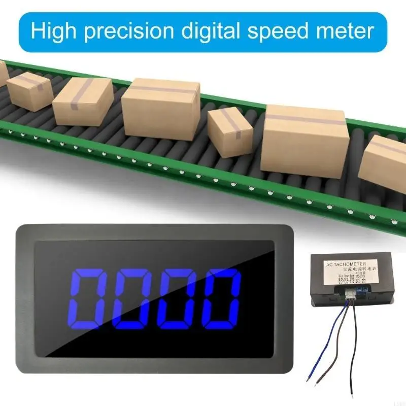 L9BE 산업용 모터 속도 게이지 NPN 홀 근접 센서가 장착된 디지털 LED..
