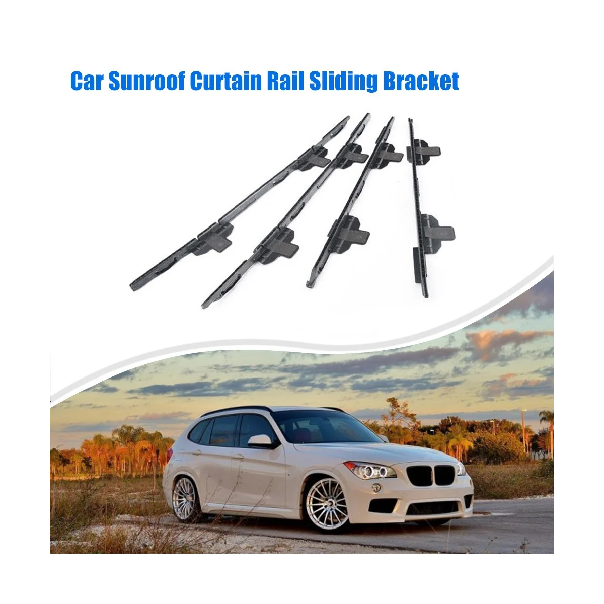 

54102993888 Car Sunroof Curtain Rail Sliding Bracket Front for X1 E84 2009-2014
