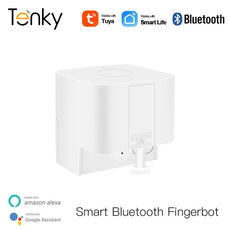 

Tuya Bluetooth Smart Fingerbot Plus Smart Switch Button Pusher Smart Home Smart Life Timer Control Work with Alexa Google Home