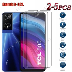 Premium 9H HD Tempered Glass Screen Protector - 6.75 Crystal Clear Display Shield for 2 pieces (For TCL 505)