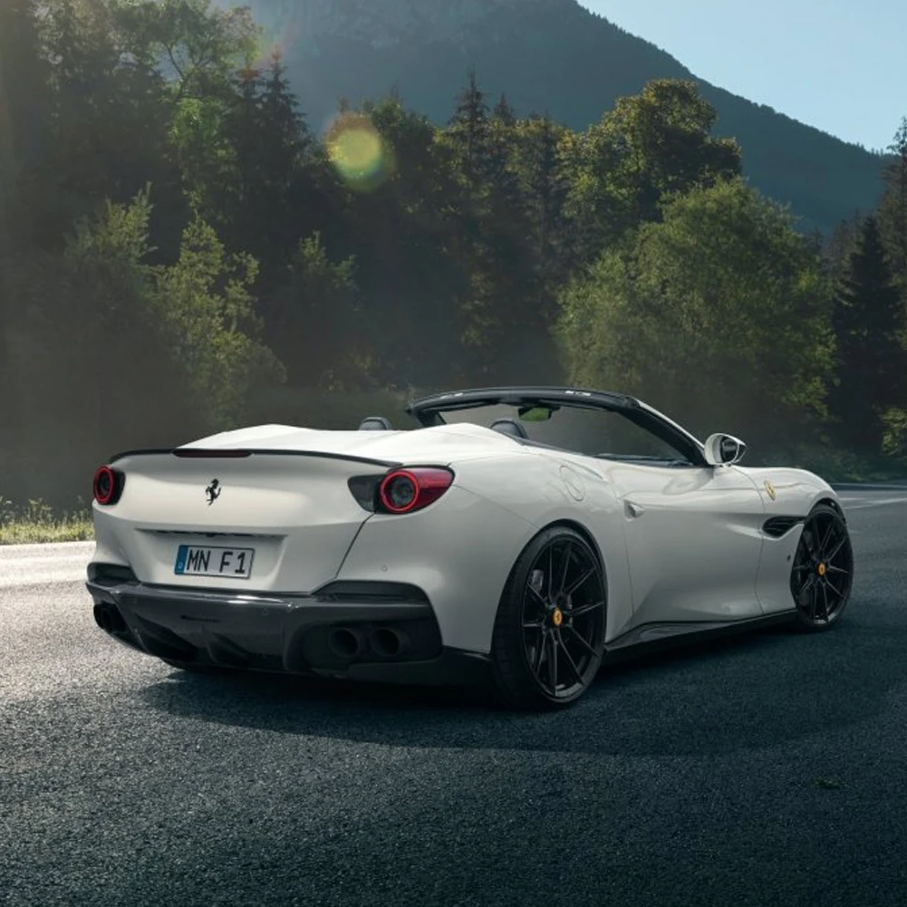 Фото Спойлер для заднего бампера Ferrari Портофино 2018-up из углеродного волокна №3