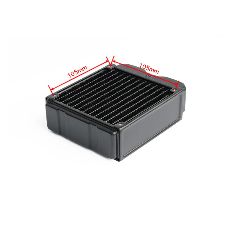 Zemod-pc Dissipador de Calor Resfriamento a Água Alumínio Compatível com 120 Ventiladores 120 240 360 45 mm de Espessura - Imagem 2