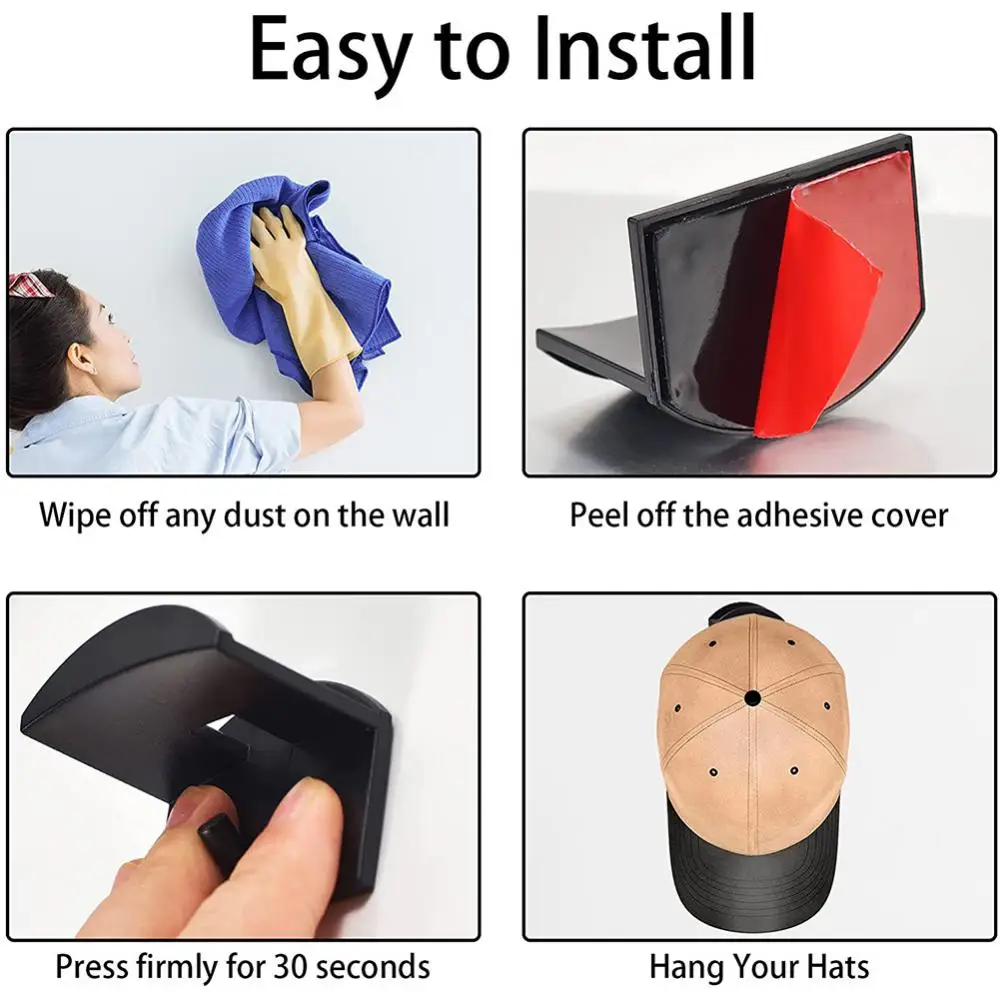 Hutablage Für 30 Hüte & Caps - Cap Organizer Für Wand Oder Tür