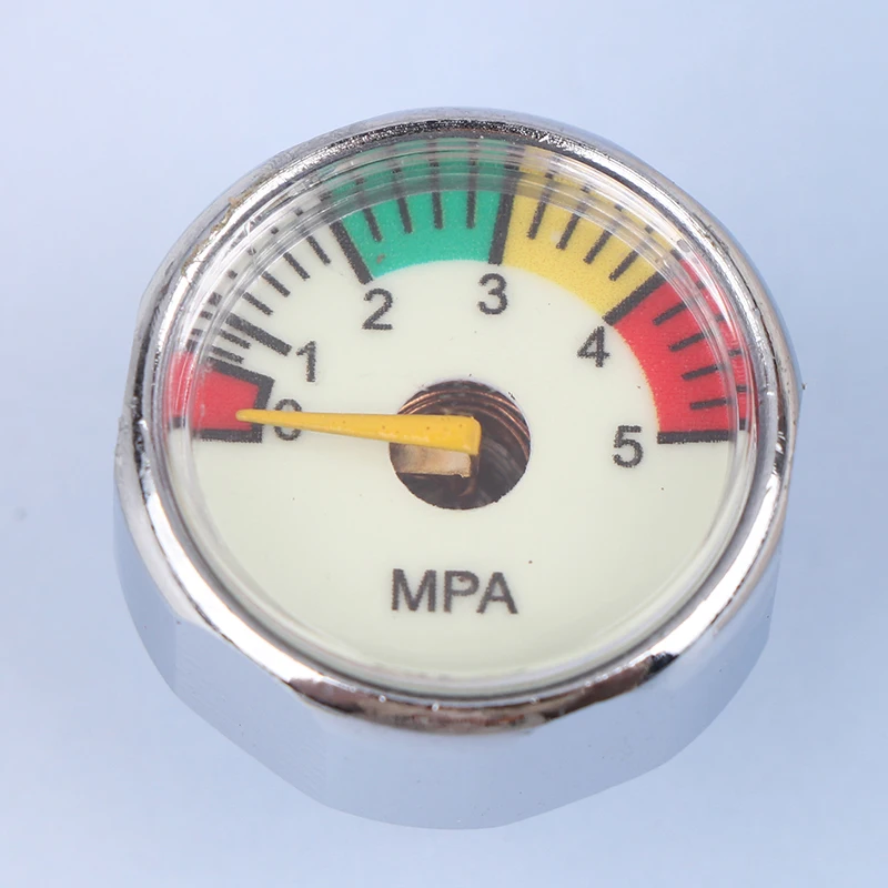 NEW Air Mini Micro Pressure Gauge Manometer | Thread M10 M8 | 5MPA 10MPA 20MPA 30MPA 35MPA 40MPA 300BAR 3500PSI 5000PSI 6000PSI