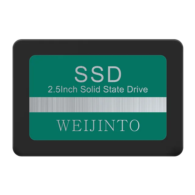 WEIJINTO 2.5'' SATA3 SSD 128GB 256GB 512GB 960GB Internal Solid State Drive Backward Compatible with SATA2 3