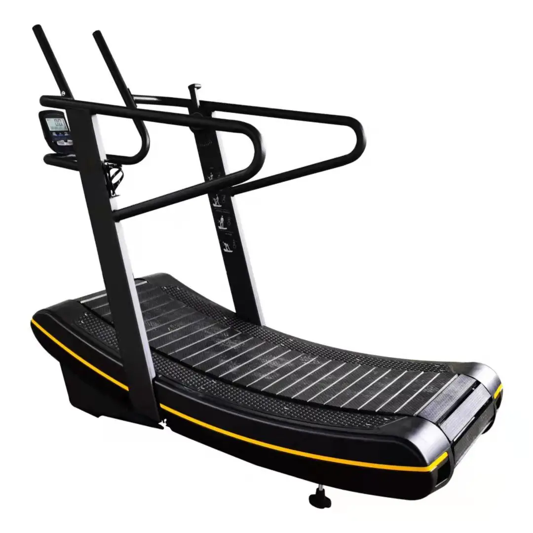 Gym running machine Fitness equipment selfgenerating treadmill without