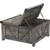 with Charging Station&USB Ports, w/Large Hidden Space, for Living Room, Bedroom, Café Tables 2